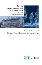 La recherche en éducation - Revue internationale d'éducation sèvres 85 - Ebook