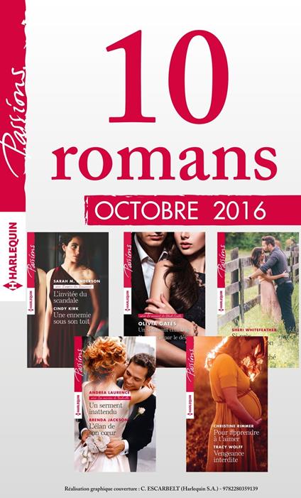 10 romans Passions (n°620 à 624 - Octobre 2016)