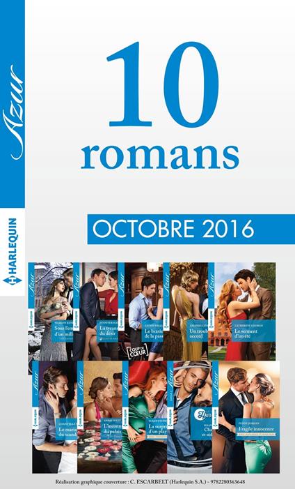 10 romans Azur (n°3755 à 3764 - Octobre 2016)