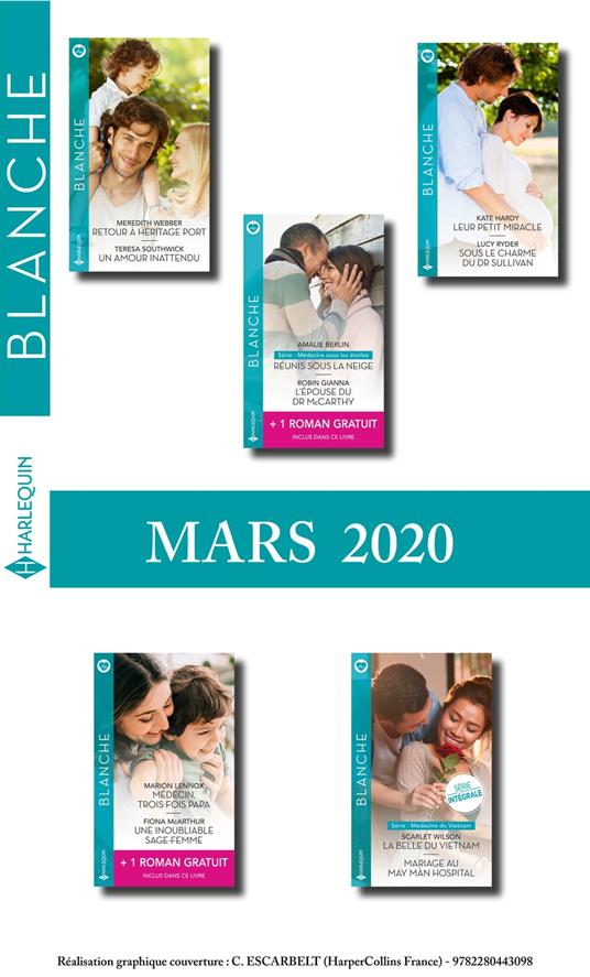 Pack mensuel Blanche : 10 romans (Mars 2020)