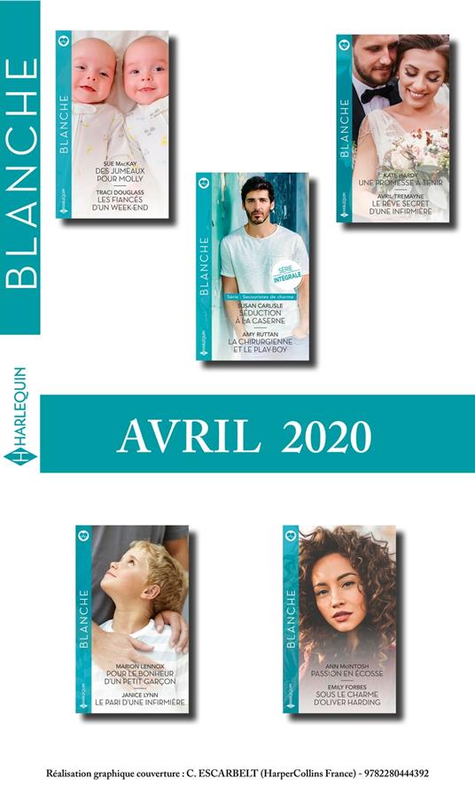 Pack mensuel Blanche : 10 romans (Avril 2020)