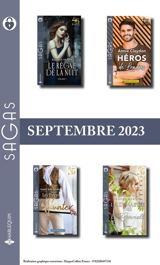 Pack mensuel Sagas - 9 romans (Septembre 2023)