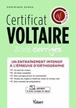 Certificat Voltaire - Un entraînement intensif à l'épreuve d'orthographe