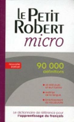 Le petit Robert micro poche - copertina