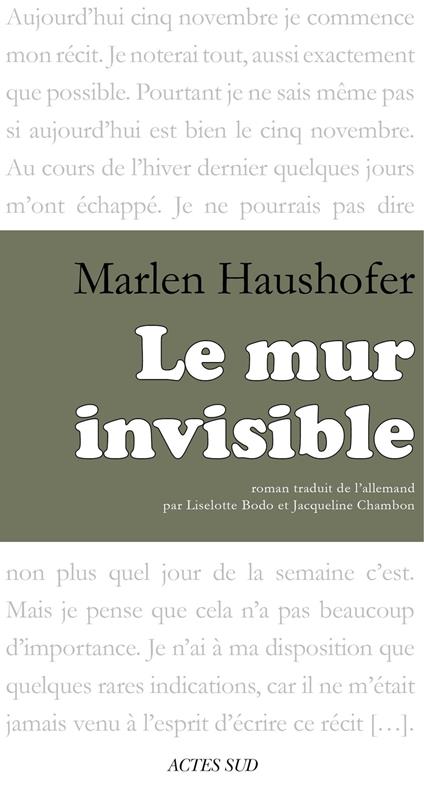 Le mur invisible