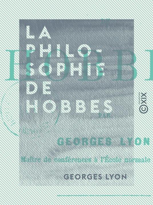 La Philosophie de Hobbes