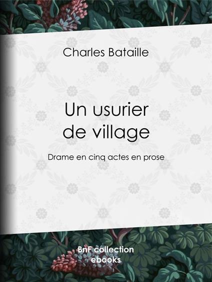 Un usurier de village