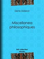 Miscellanea philosophiques