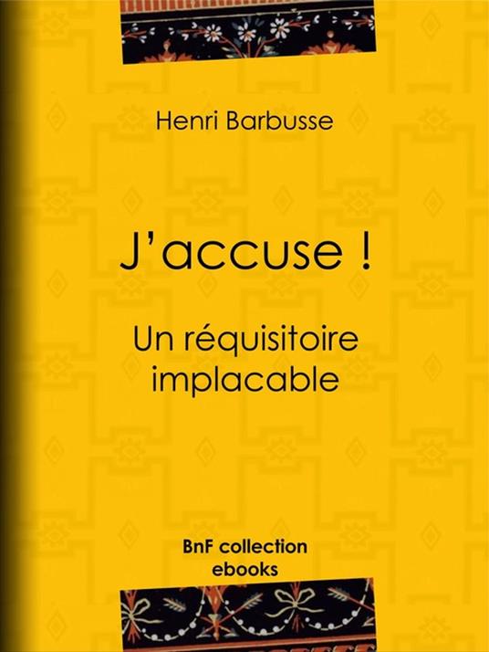 J'accuse !