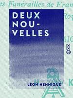 Deux nouvelles