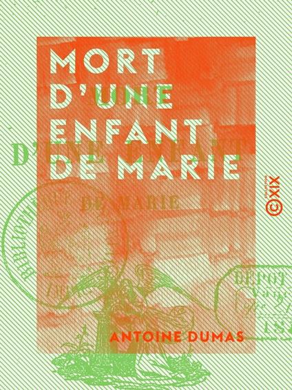 Mort d'une enfant de Marie