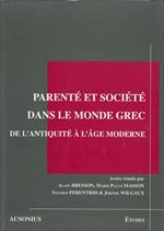 Parenté et société dans le monde grec