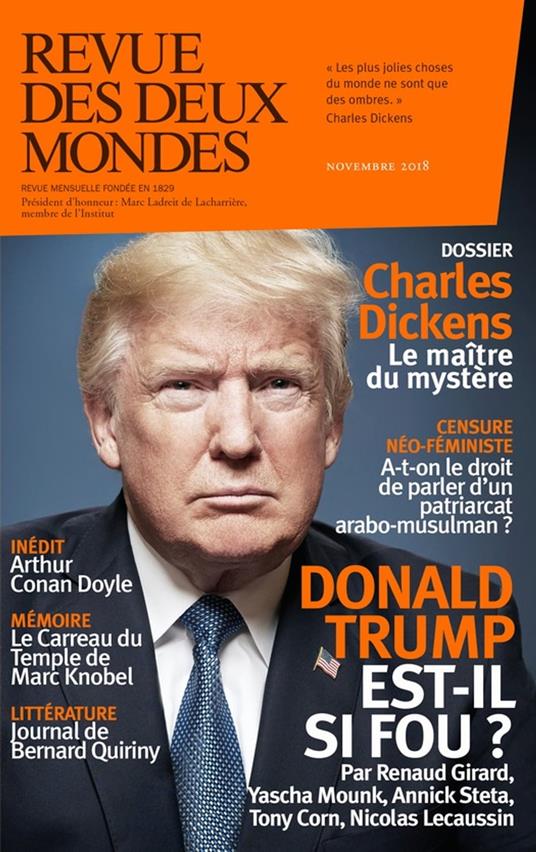 Revue des Deux Mondes novembre 2018