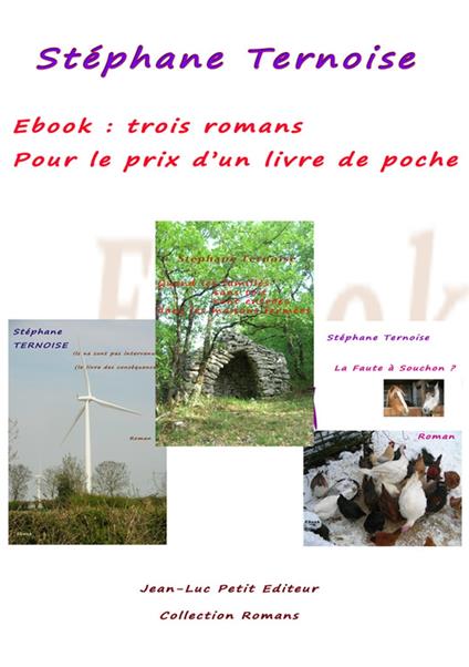 Ebook : trois romans pour le prix d'un livre de poche