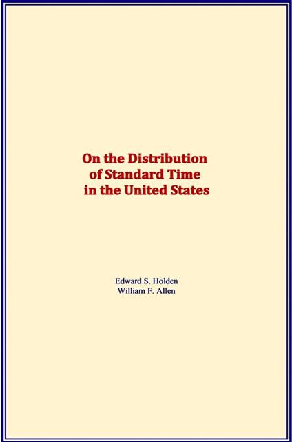 On the Distribution of Standard Time in the United States