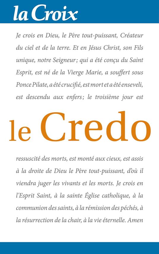 Le Credo - Croix, La - Ebook in inglese - EPUB2 con Adobe DRM | IBS