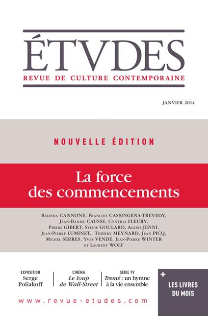 Etudes Janvier 2014