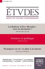 Revue Etudes - Sciences & Politique