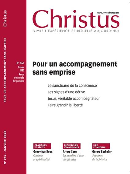 Revue Christus : Pour un accompagnement sans emprise