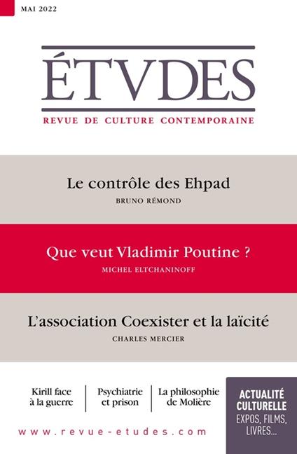 Revue Études 4293 - Mai 2022