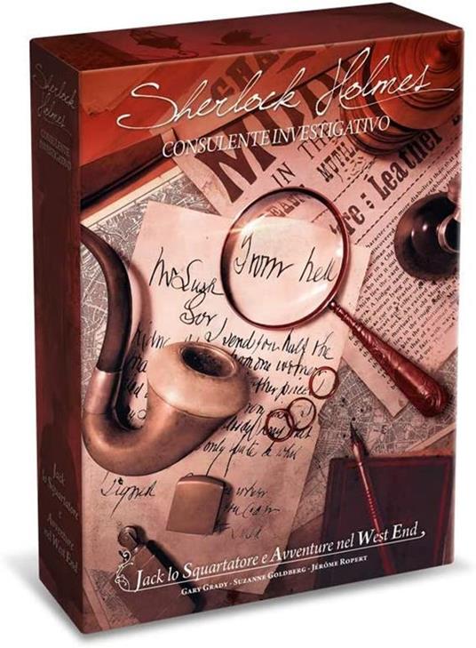 SHCI - Sherlock Holmes Consulente Investigativo Jack lo Squartatore e Avventure nel West End. Base - ITA. Gioco da tavolo