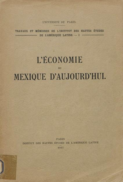 L'économie du Mexique d'aujourd'hui