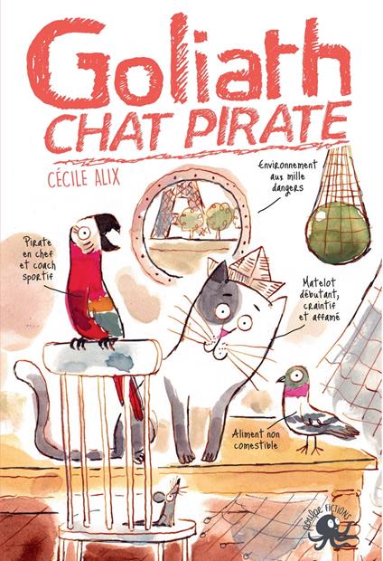 Goliath, chat pirate - Cécile Alix,Louis Thomas - ebook