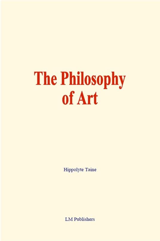 The Philosophy of Art