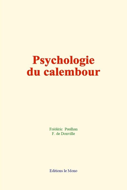 Psychologie du calembour