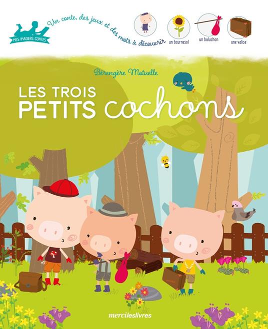 Les trois petits cochons - Bérengère MOTUELLE - ebook