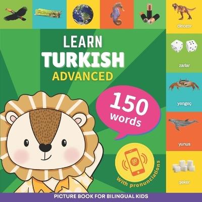 Learn turkish - 150 words with pronunciations - Advanced: Picture book for bilingual kids - Gnb - cover