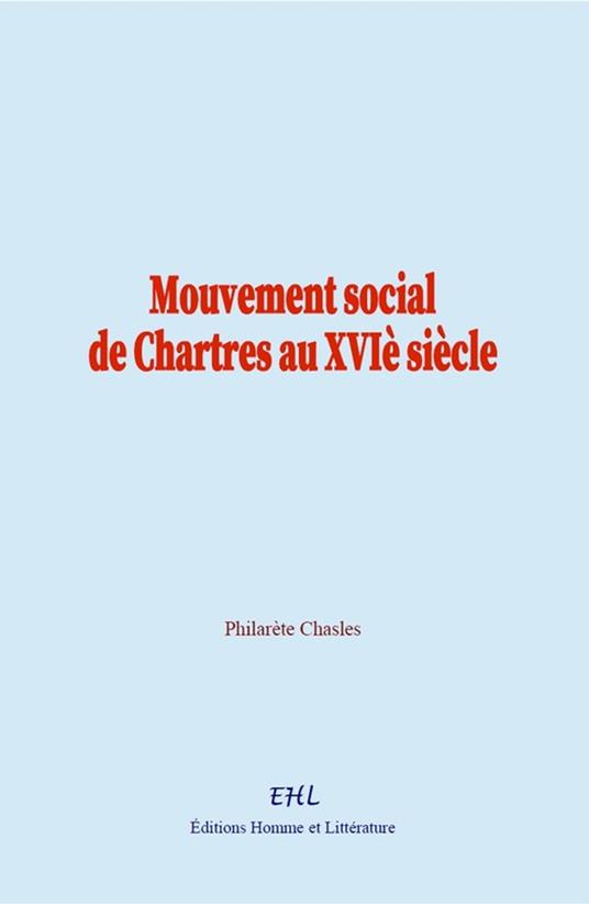 Mouvement social de Chartres au XVIe siècle