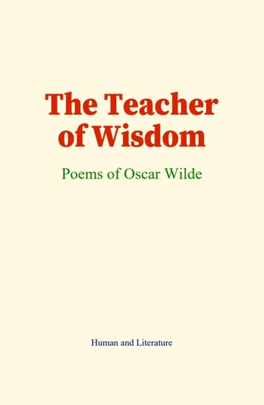 The Teacher of Wisdom