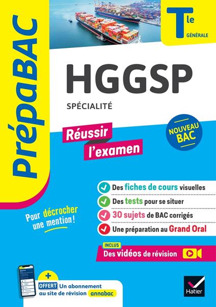 HGGSP Tle générale (spécialité) - Prépabac Réussir l'examen - Bac 2025