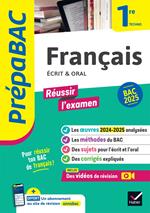 Prépabac - Français 1re technologique - Bac de français 2025 (écrit & oral)