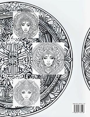 Mandalas Girls Faces .Coloring Pages for Adults - Natali Dumna - cover