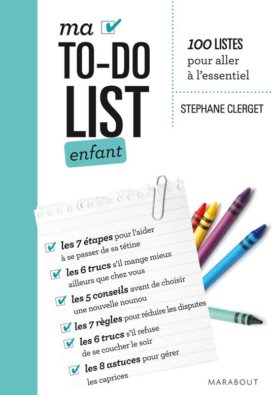 Ma To-do list enfant, 18 mois à 6 ans