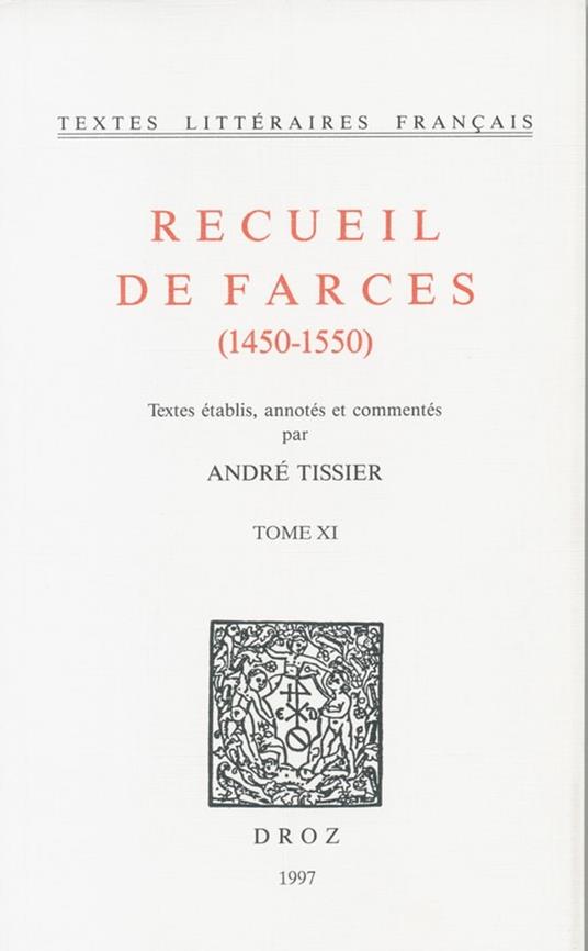 Recueil de farces (1450-1550)