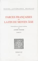 Farces françaises de la fin du Moyen Age