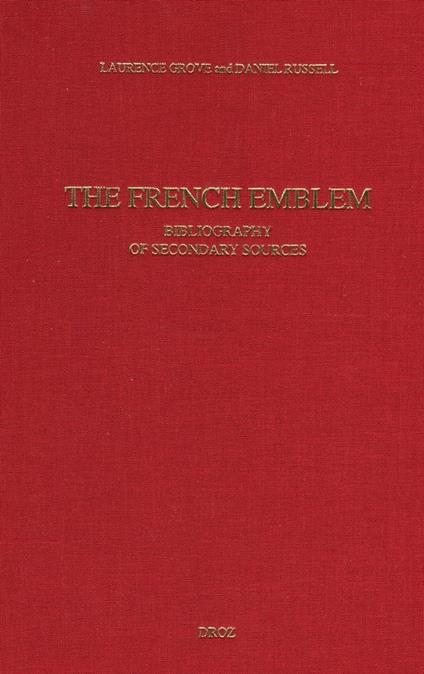 The French Emblem : Bibliography of Secondary Sources