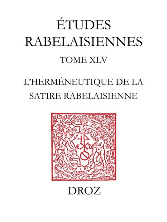 Etudes rabelaisiennes