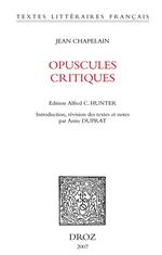 Opuscules critiques