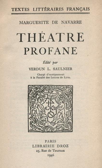 Théâtre profane