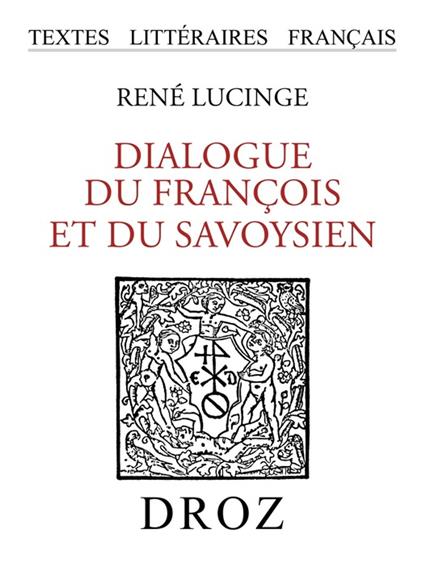 Dialogue du François et du Savoysien