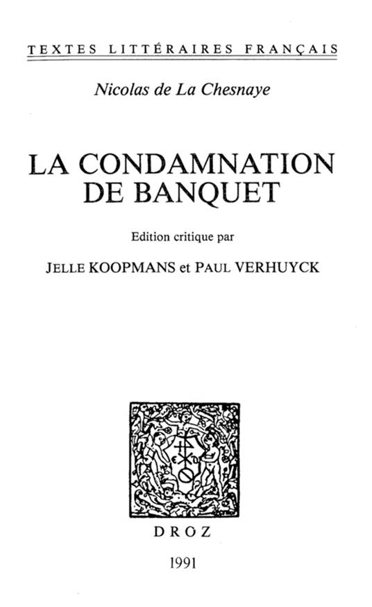 La Condamnation de banquet