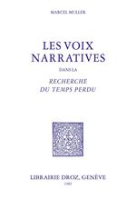 Les Voix narratives dans la Recherche du Temps perdu