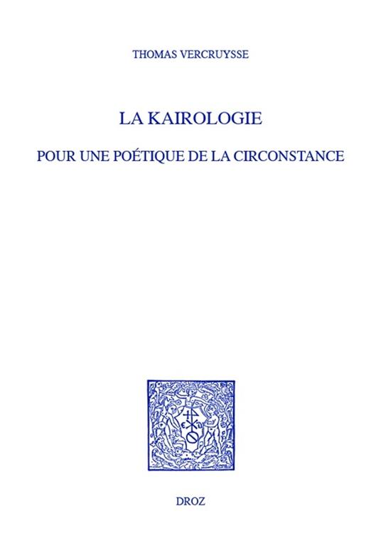 La kairologie