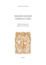 Hesiodi Ascræi Opera et dies