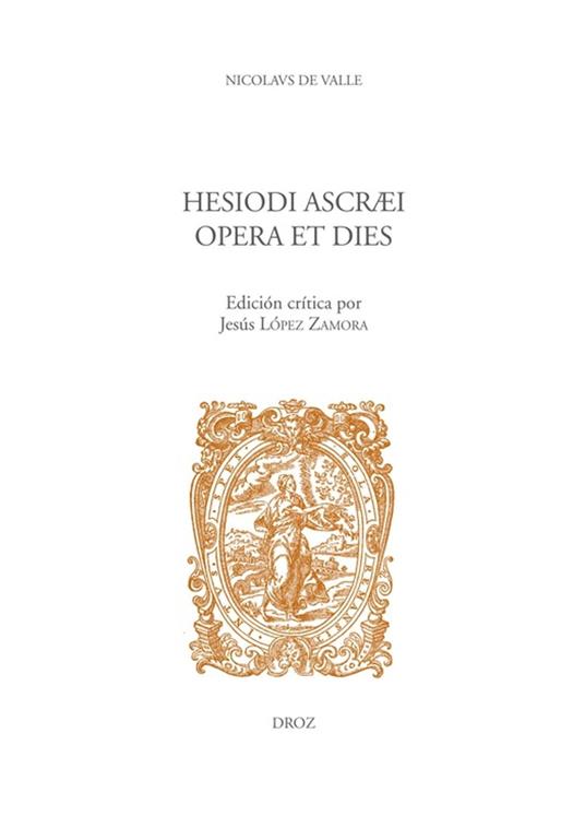 Hesiodi Ascræi Opera et dies