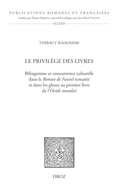 Le Privilège des livres